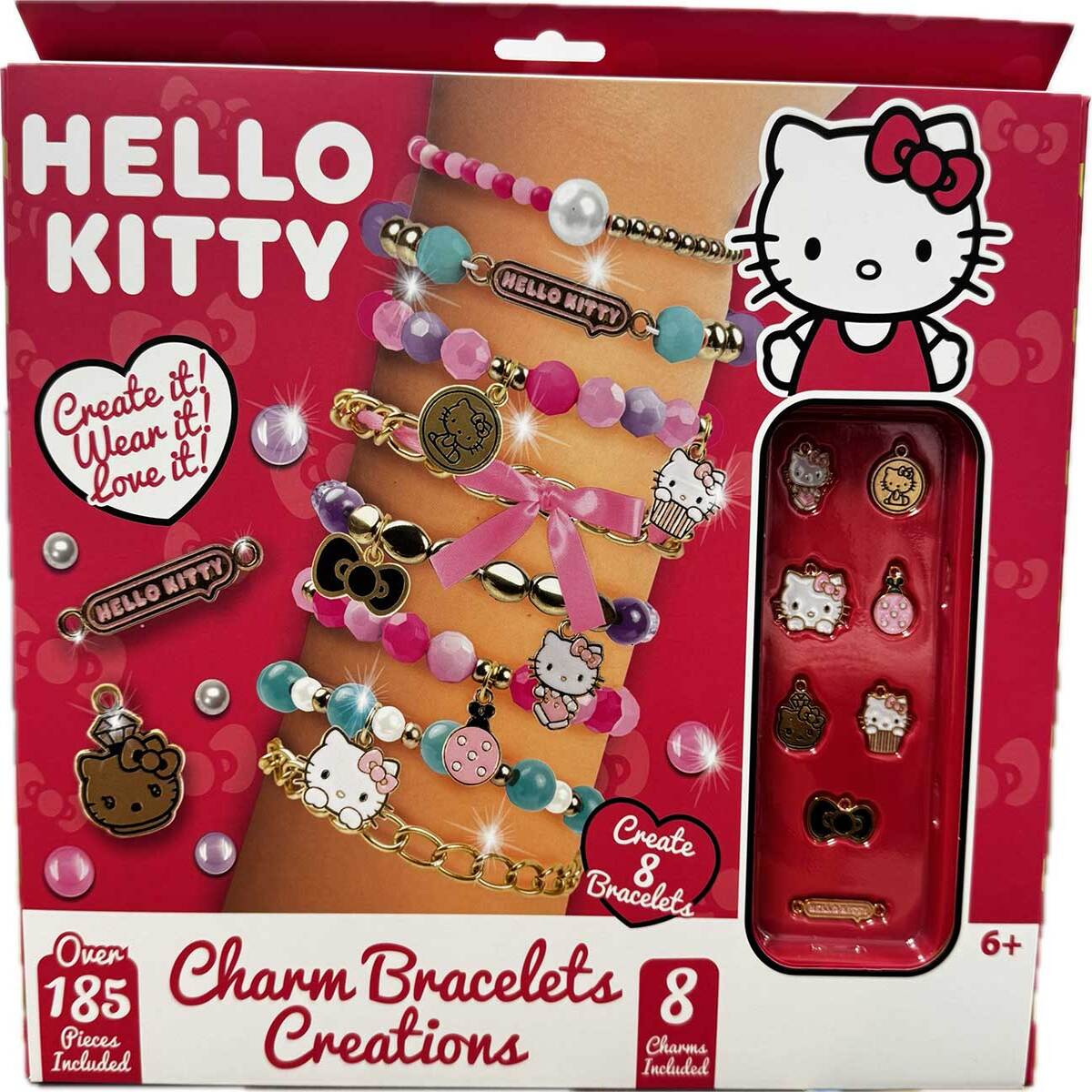 Hello Kitty 8 Charms Bracelets Creations – Fun DIY Jewellery for Kids