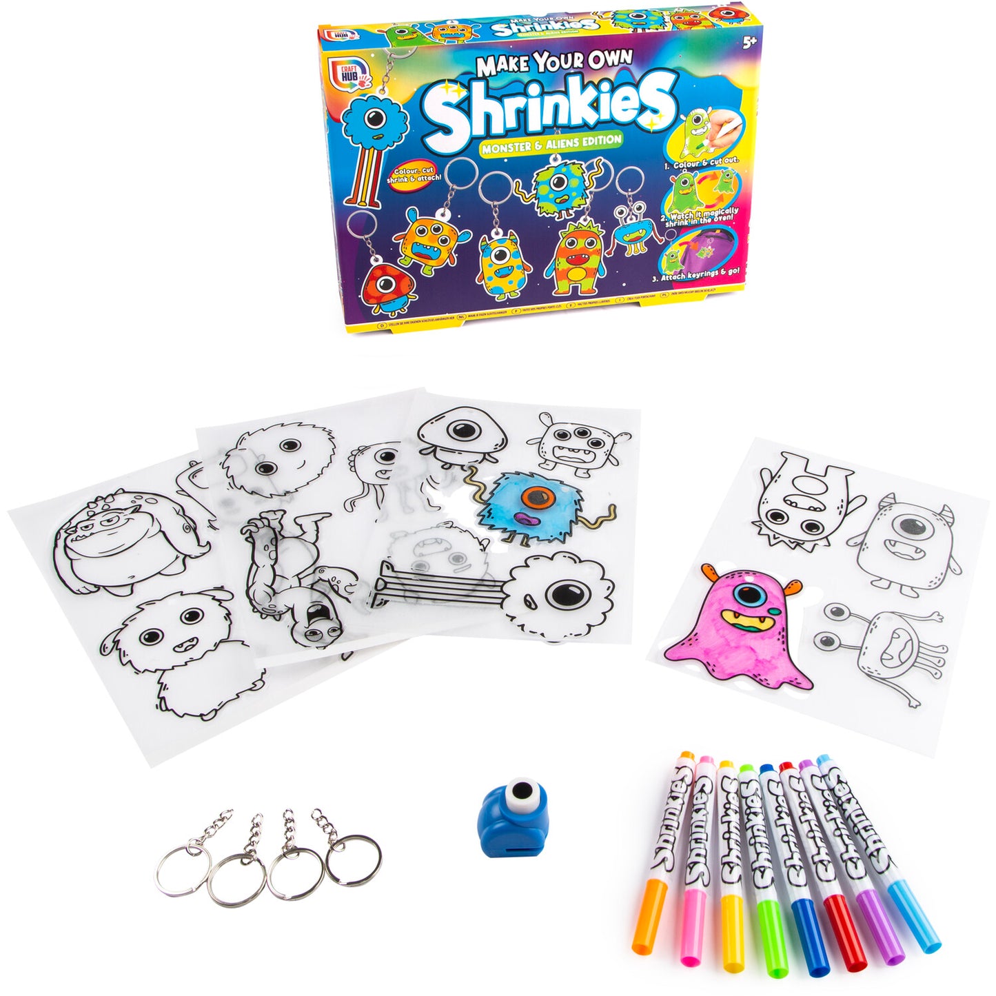 Make Your Own Shrinkies – Keyring Edition | Creative DIY Kit for Kids & Adults