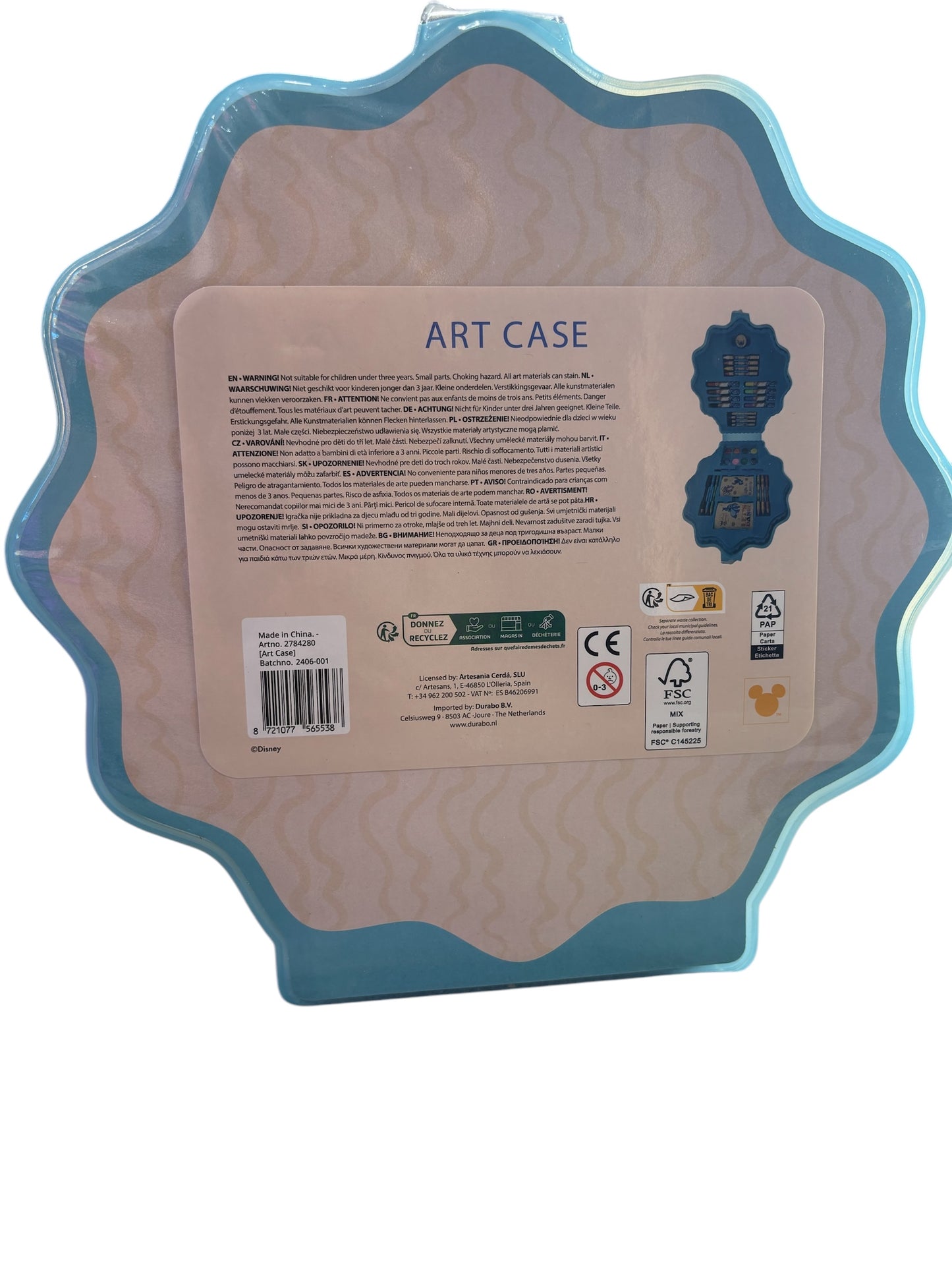 Stitch Shaped Art Case – Creative Fun for Kids & Disney Fans