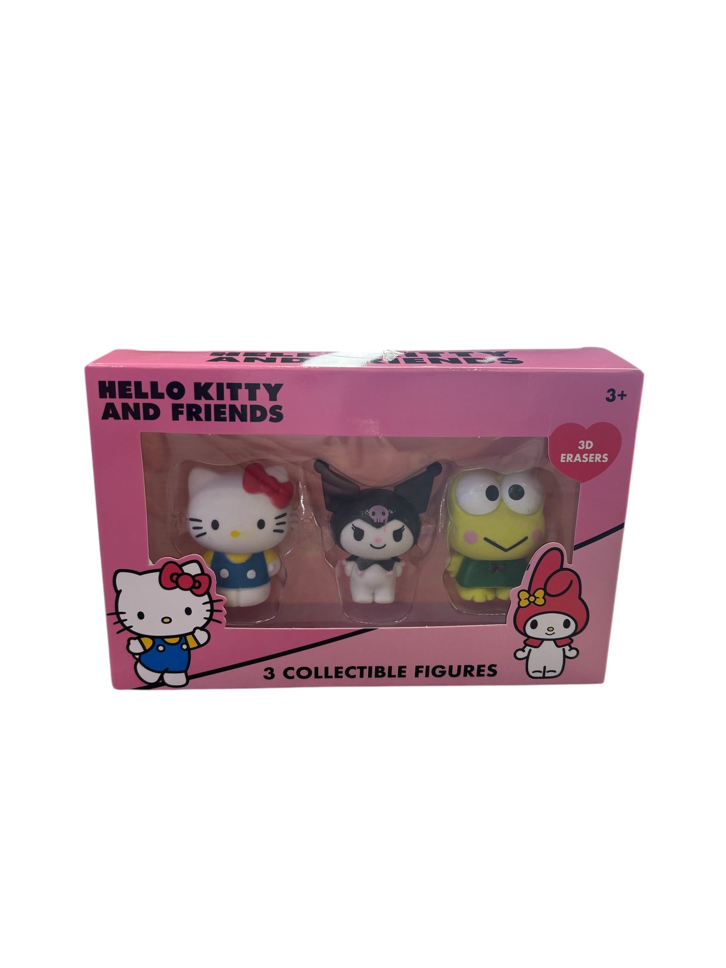 Hello Kitty 3D Erasers 3-Pack – Cute & Collectible Stationery