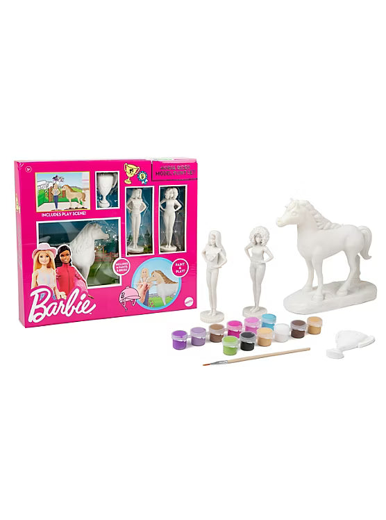 Barbie Paint Your Own Horse Rider – Creative Kids Art & Craft Gift 🎨🐎