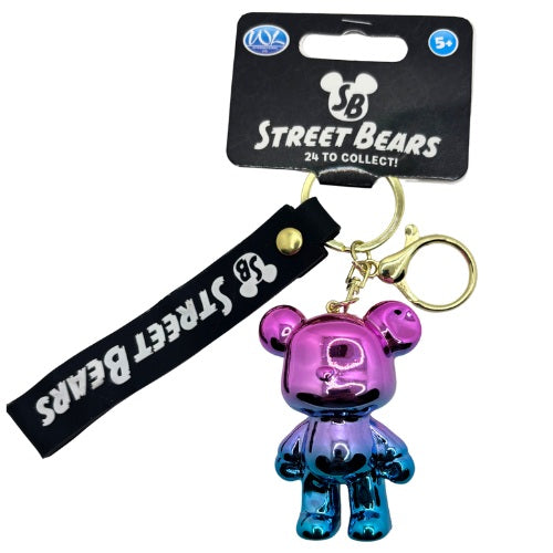 3D Street Bears Keychain & Strap | 24 Assorted Collectible Designs