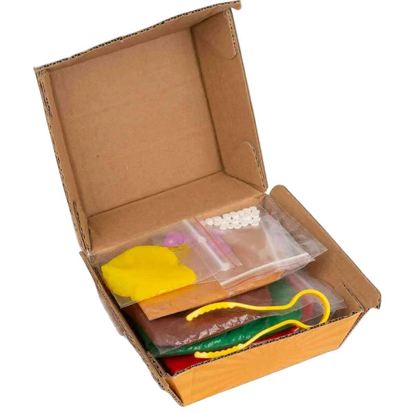 Make Your Own Burger Slime & Putty Kit – Sensory Play Food Fun for Kids