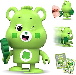 Wind-Upz Good Luck Bear (with Accessory) – Care Bears Collectible Wind-Up Toy 🍀💚