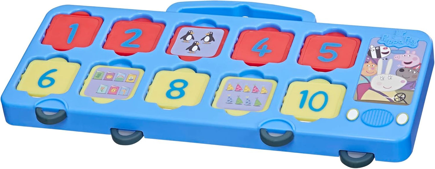 Peppa Pig 1-2-3 Bus Interactive Preschool Learning Toy | Educational Toy for Toddlers & Preschoolers |