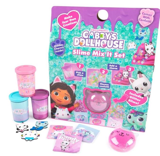 Get Creative with the Gabby's Dollhouse Slime Mix It Set – A Fun, Sensory Craft for Kids!