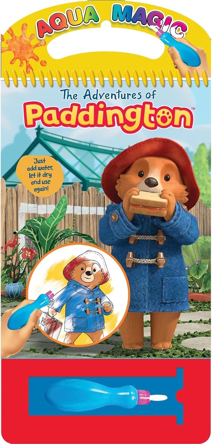 Paddington Aqua Magic Water Colouring Book – Mess-Free, Reusable Fun for Kids!