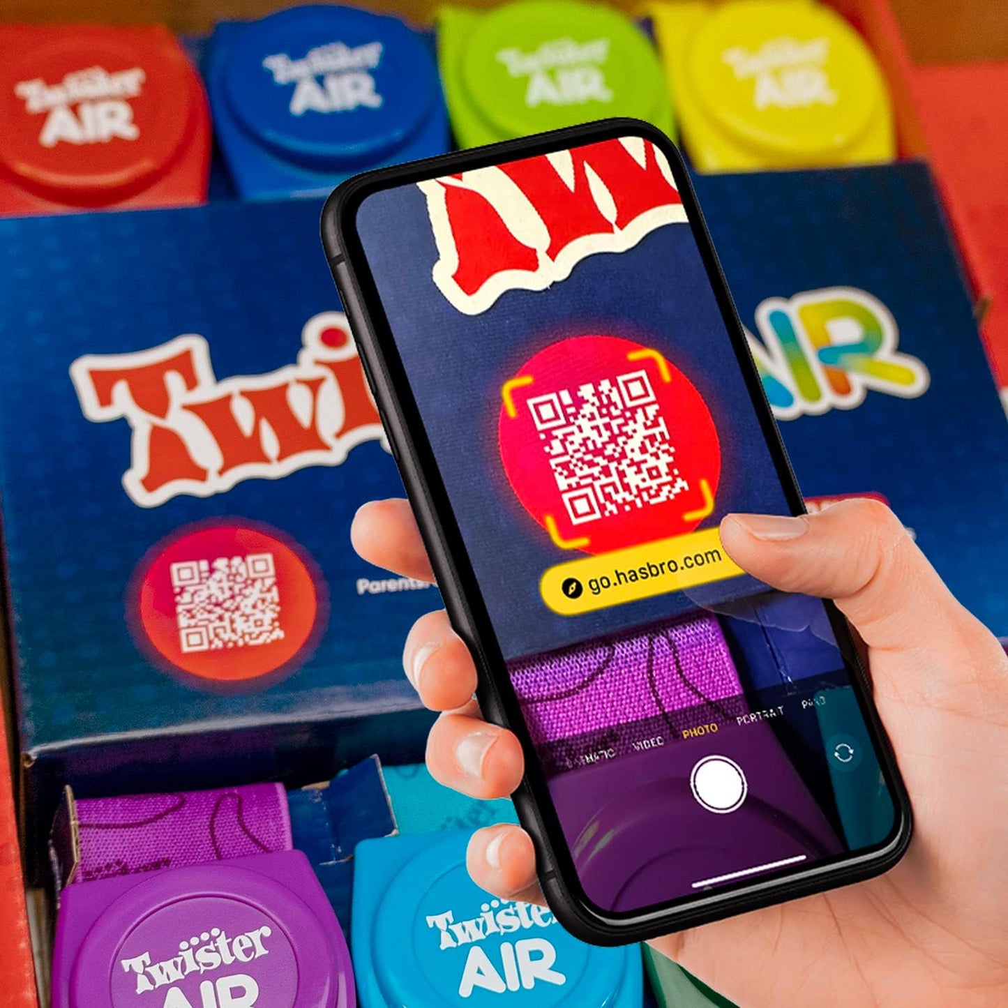 Game Twister Air – App-Enabled Augmented Reality Party Game