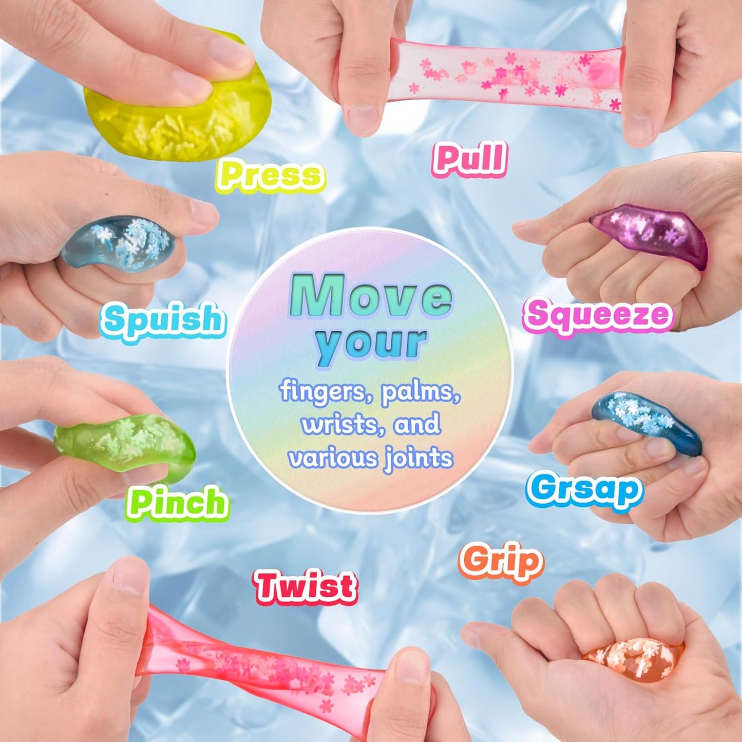 Squish Cube β Cube Stress Balls for Kids & Adults π§