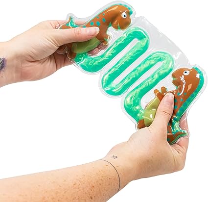 DINOSAUR SENSORY MAZE GAME – Tactile Glitter Fidget Toy for Focus, Fun & Fine Motor Skills