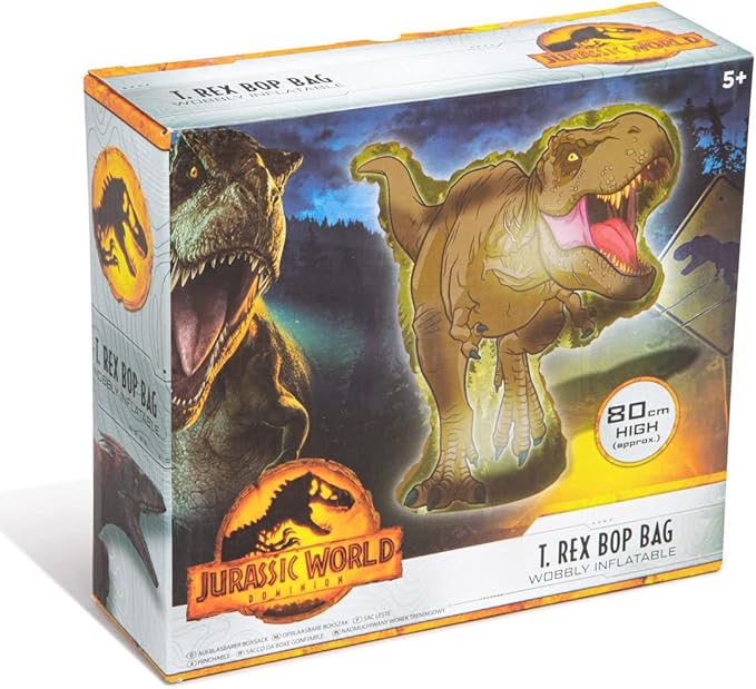 Active Fun with the Jurassic T-Rex Bop Bag – 80cm Inflatable Dinosaur Punching Bag for Kids