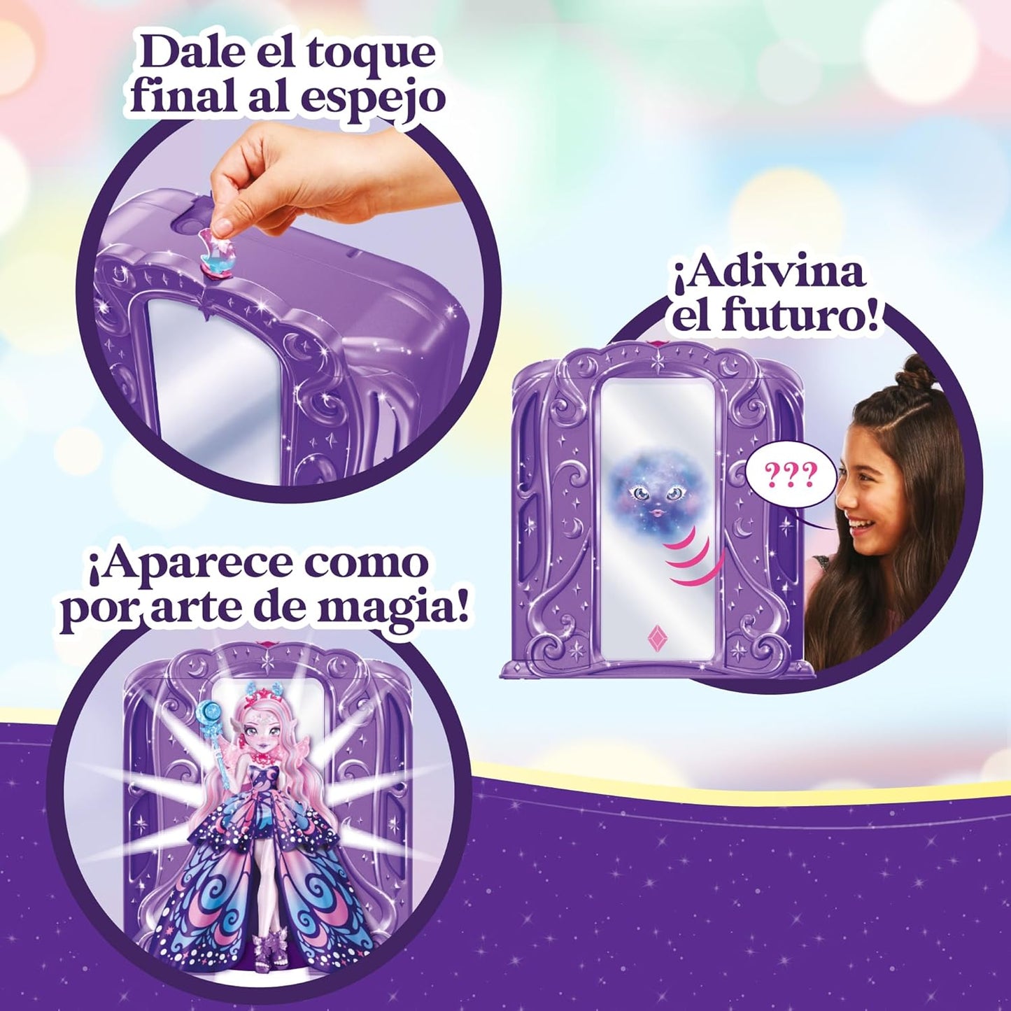 Magic Mixies Supremes Magic Mirror & Doll – Interactive Magical Playset with Lights, Sounds & Accessories