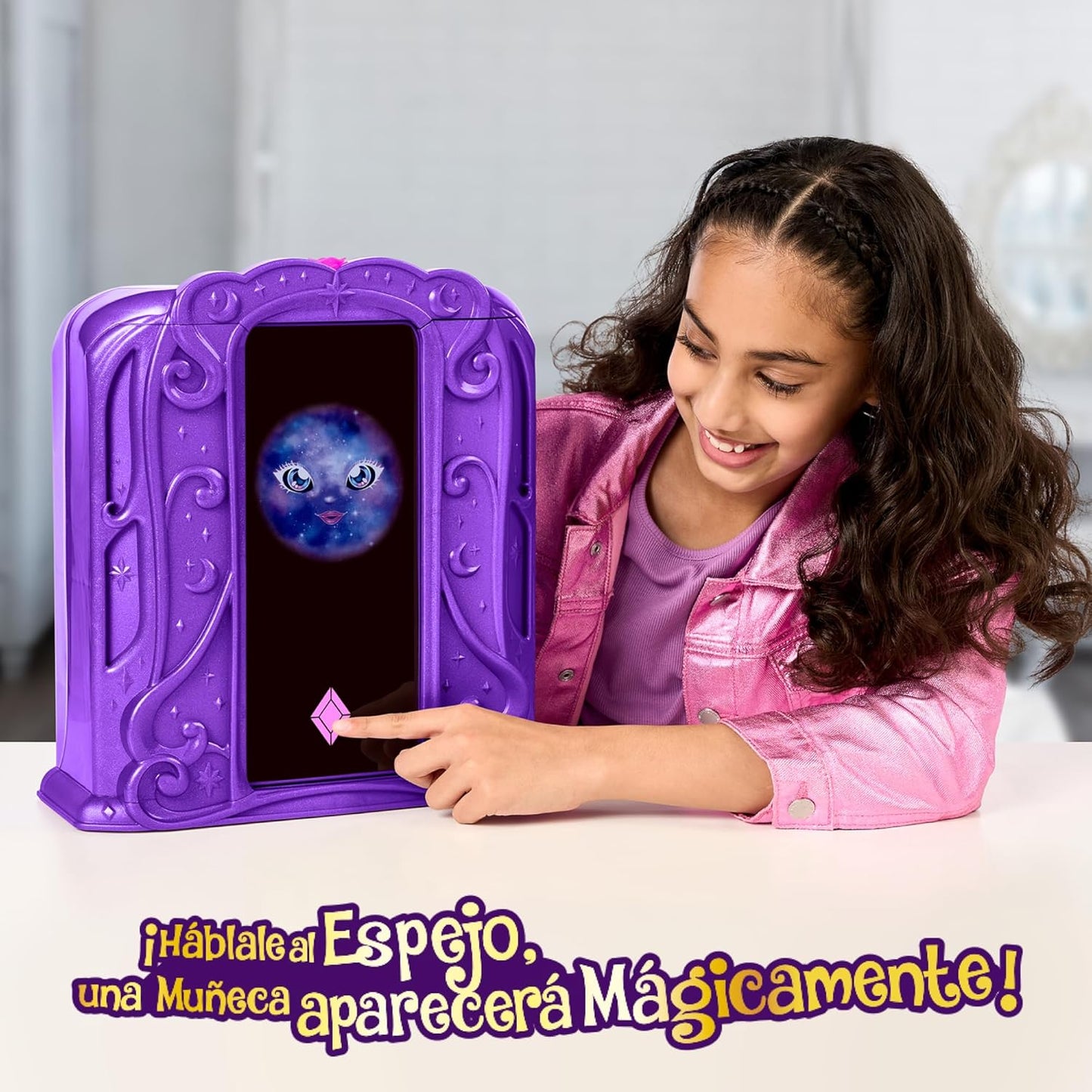 Magic Mixies Supremes Magic Mirror & Doll – Interactive Magical Playset with Lights, Sounds & Accessories