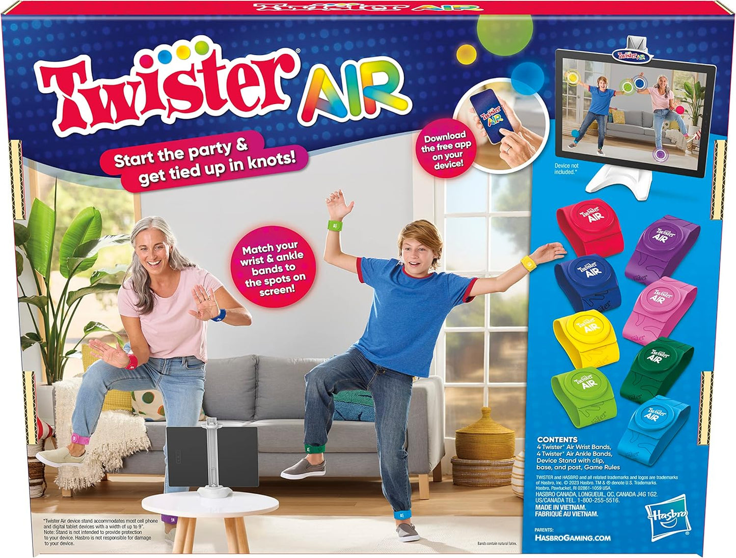 Game Twister Air – App-Enabled Augmented Reality Party Game