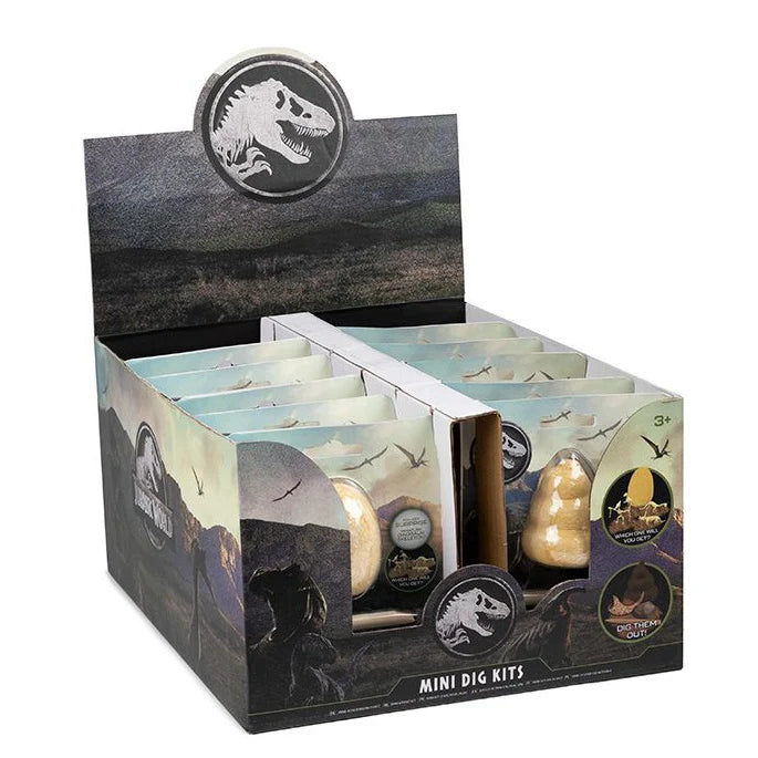 Unearth Prehistoric Fun with the Jurassic Park Mini Dig Kit!