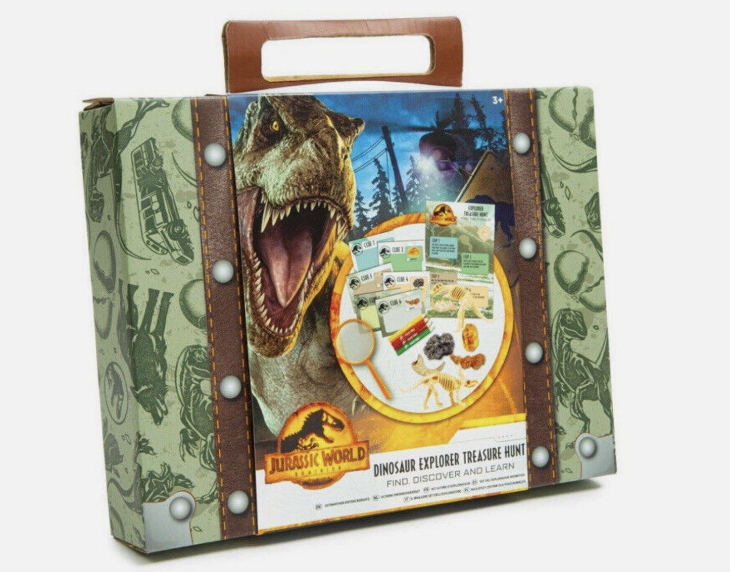 Jurassic World Dominion Dinosaur Explorer Treasure Hunt Educational Activity Set