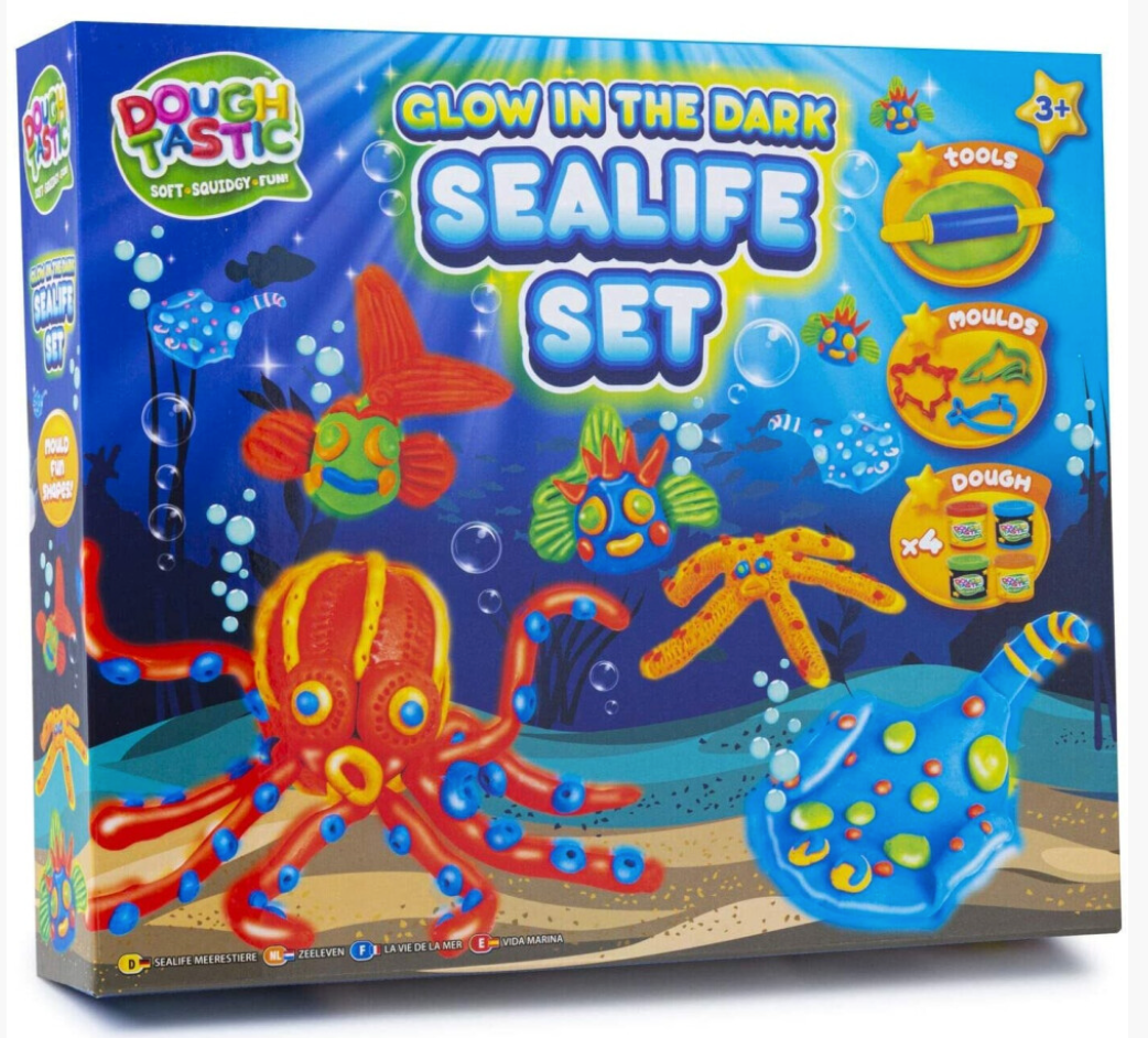 Doughtastic Glow In The Dark Sealife Set