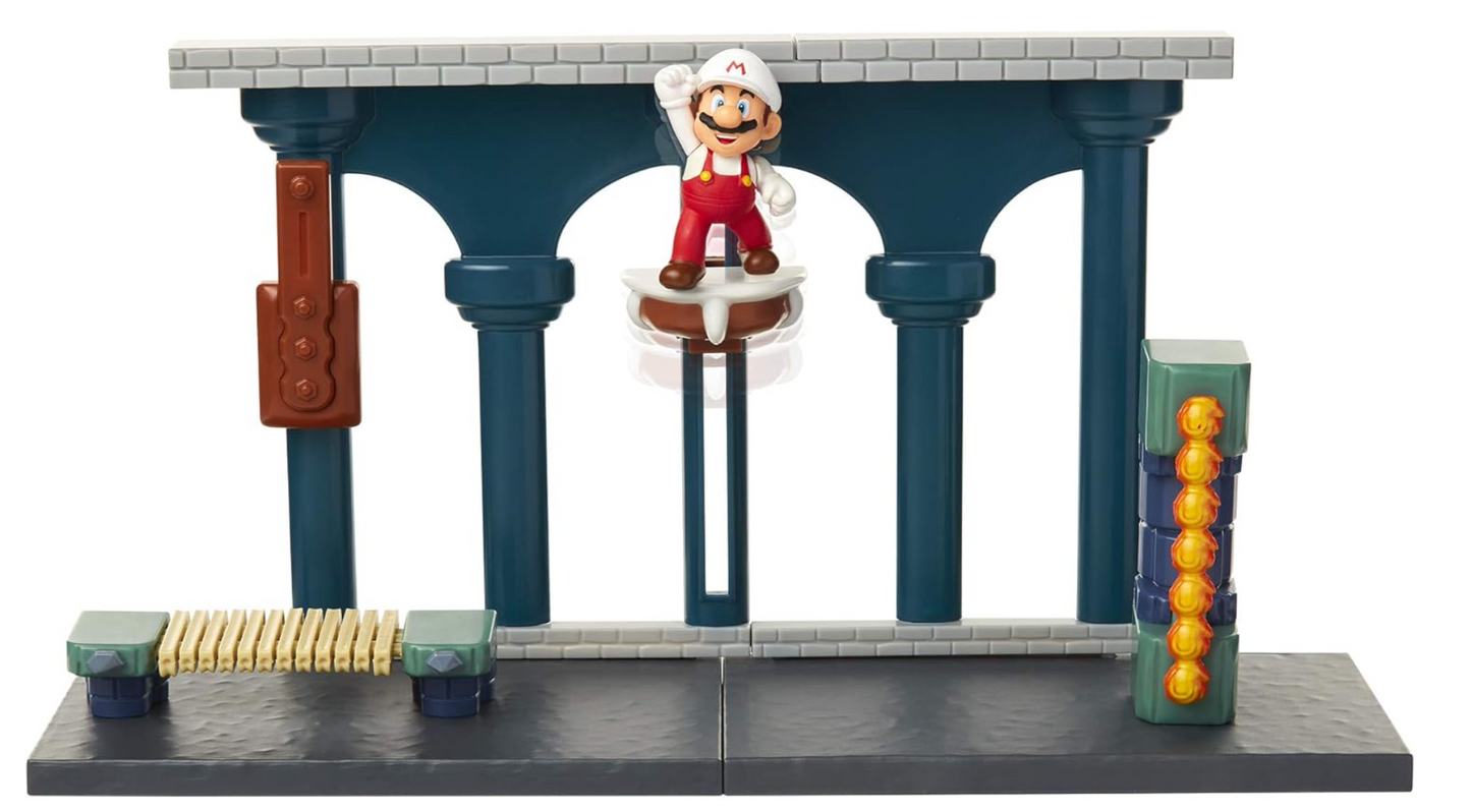 Nintendo Super Mario Lava Castle Playset with 2.5" Figure