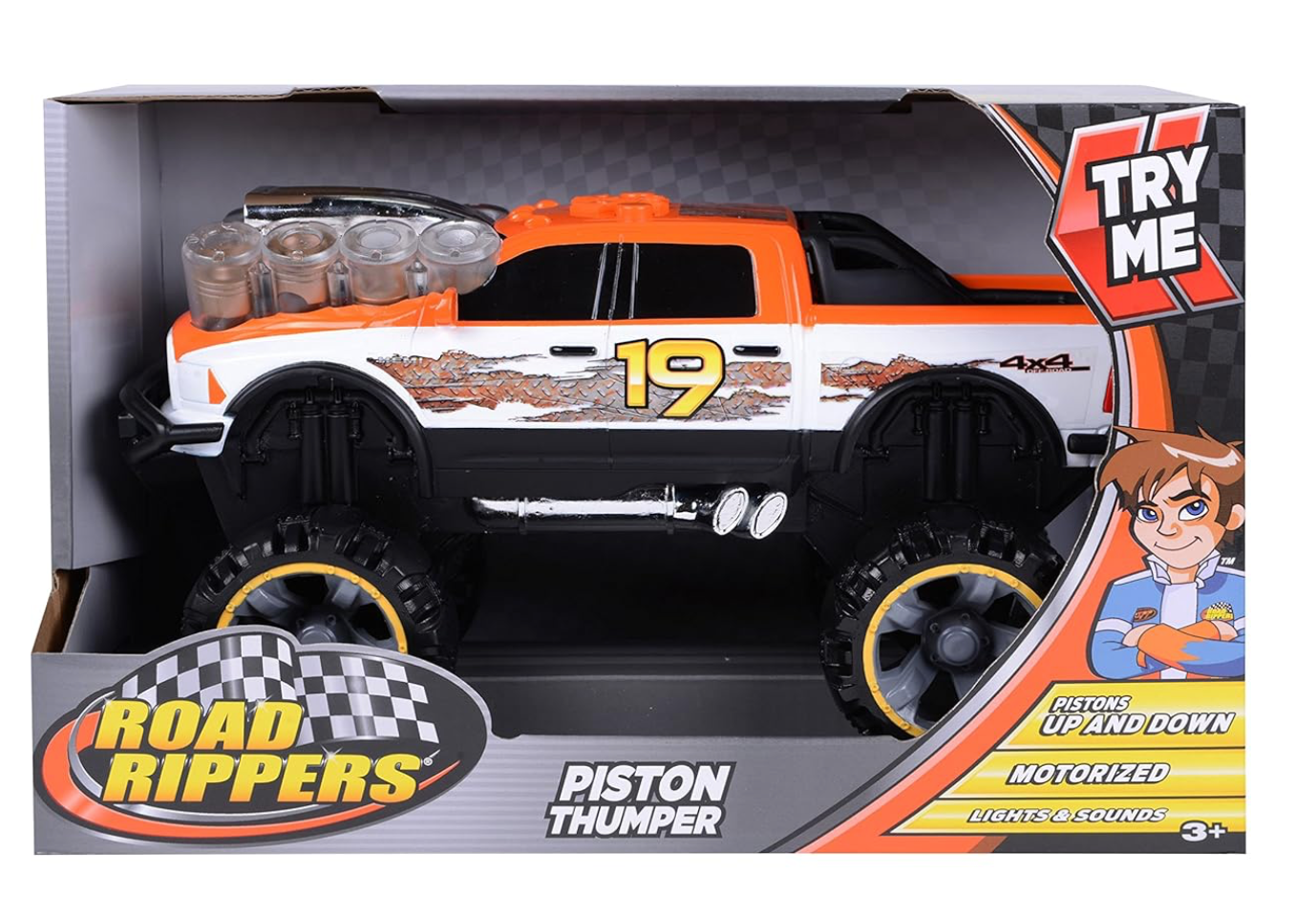 Road Rippers Piston Thumper with Lights and Sound – Action-Packed Fun!