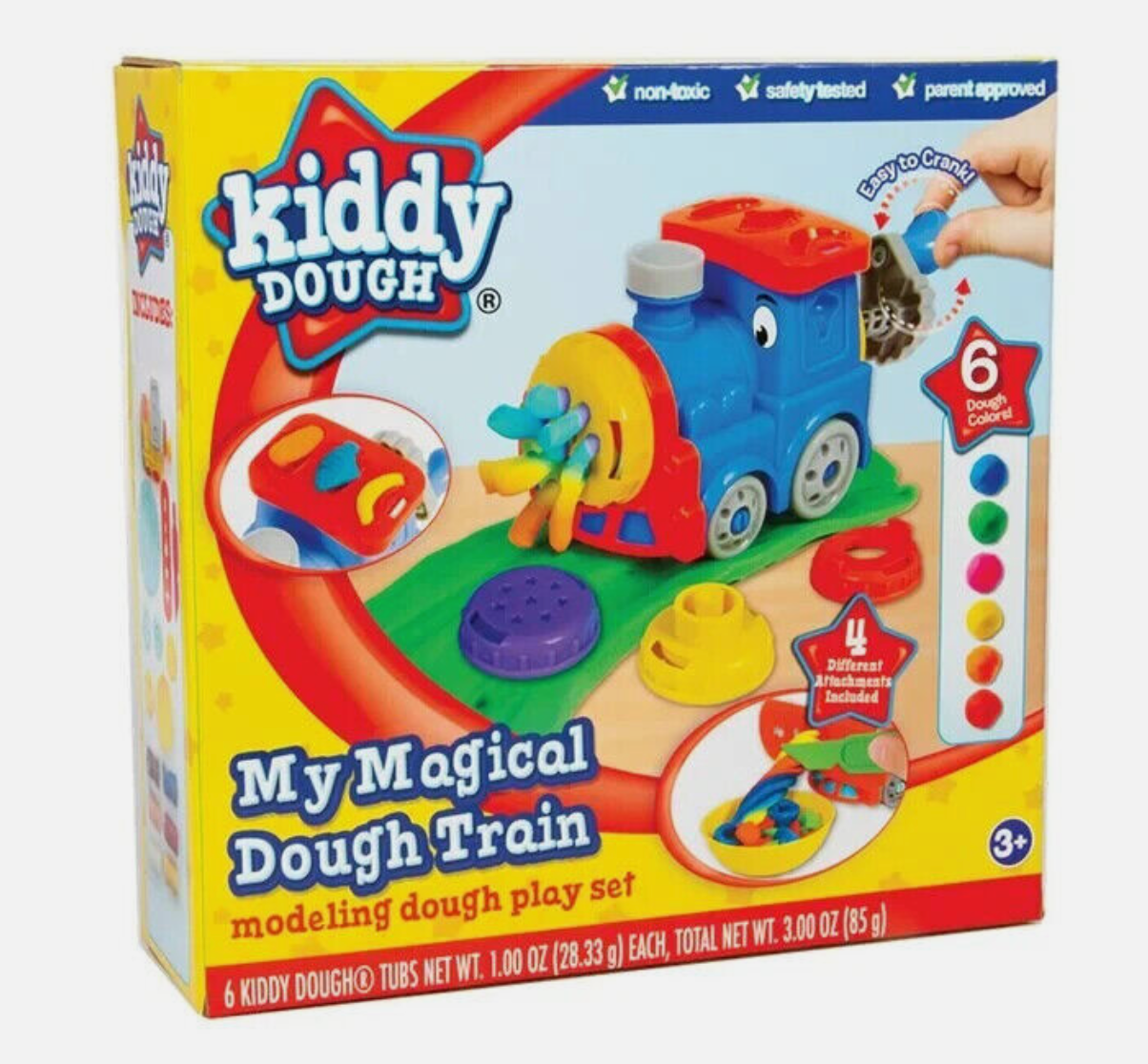 Kiddy Dough Magical Train Modelling Play Set