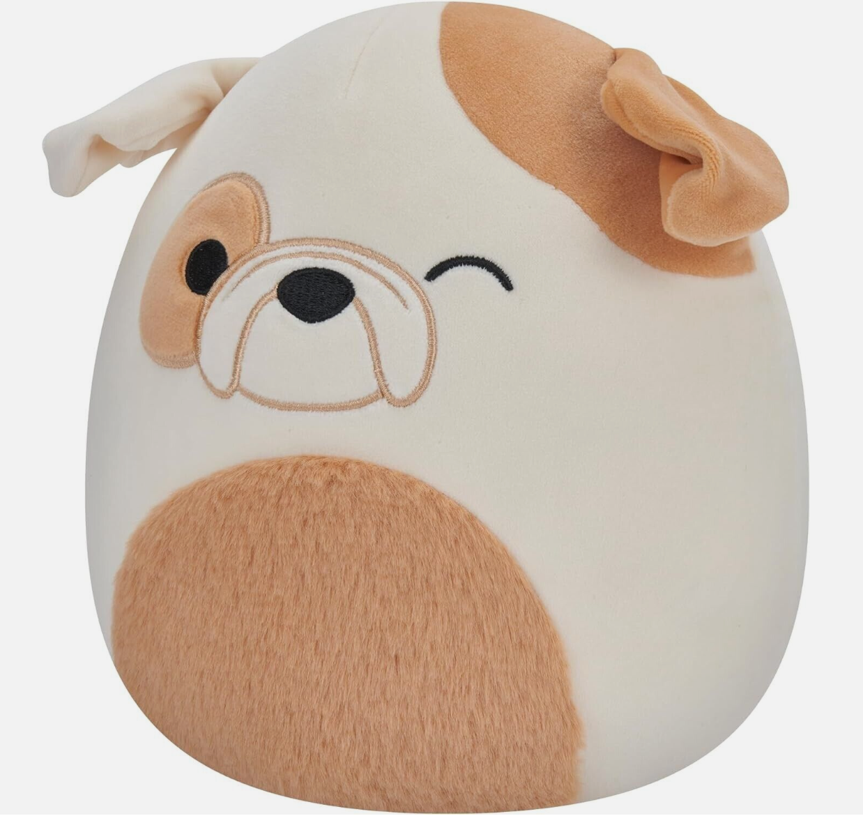 Large Squishmallow Plush Brock the Bulldog