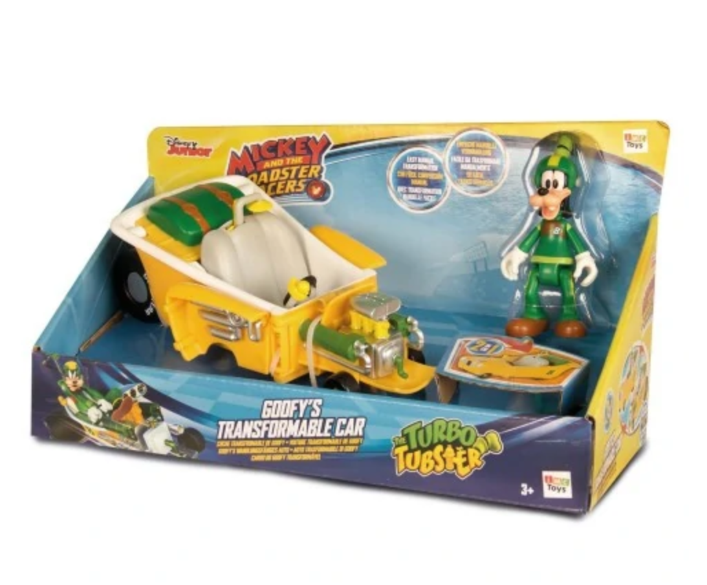 Mickey Roadster Racers Transformable Car And Figure Goofy