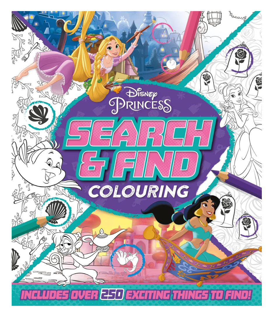 Disney Princess Search & Find Colouring
