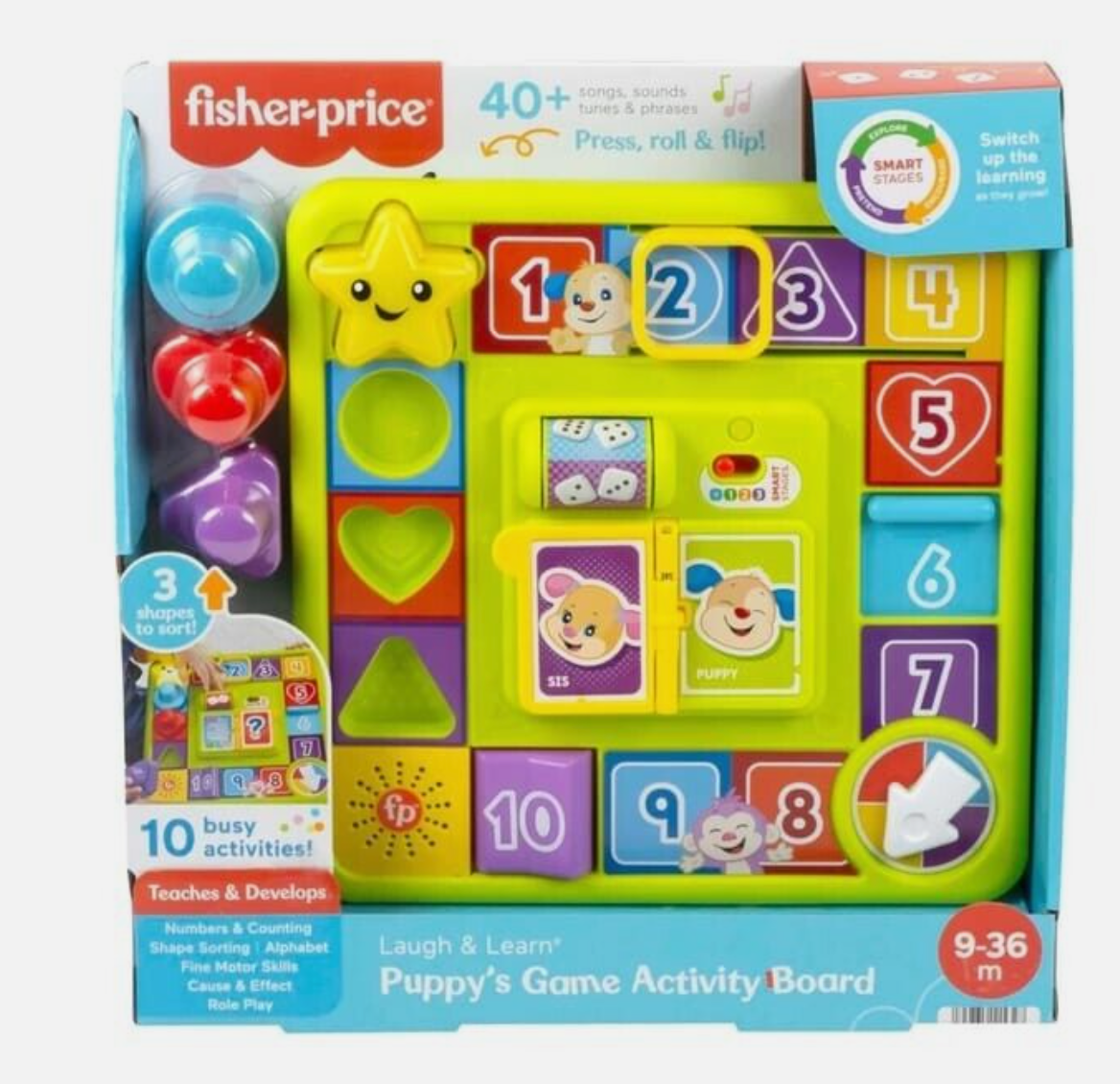 Fisher Price Laugh & Learn Puppy's Game Activity Board
