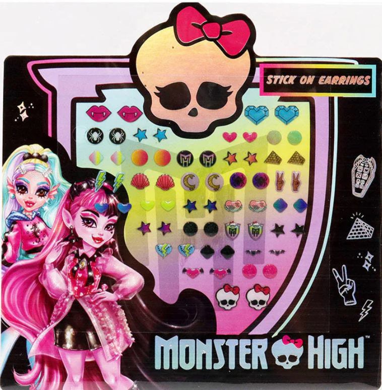 Monster High Stick On Earrings