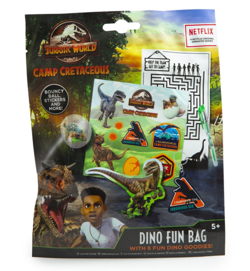 Jurassic World Camp Cretaceous Fun Bag