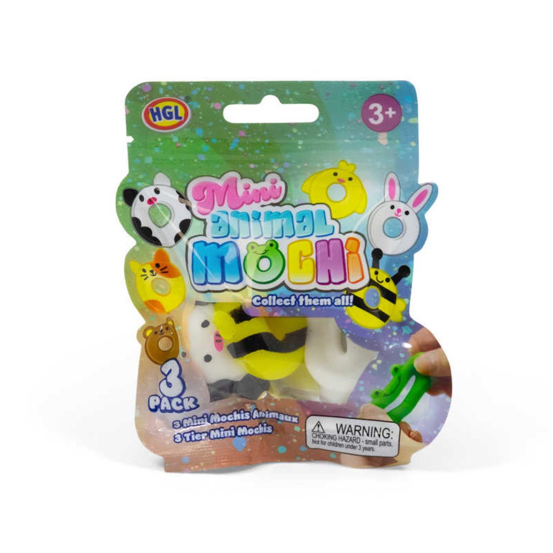 3-Pack Mini Animal Mochi – Soft, Squishy, and Fun to Collect