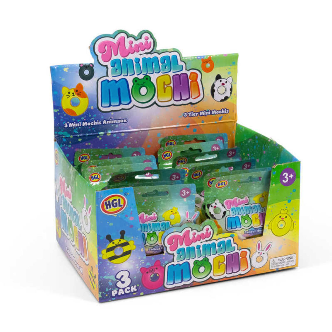 3-Pack Mini Animal Mochi – Soft, Squishy, and Fun to Collect