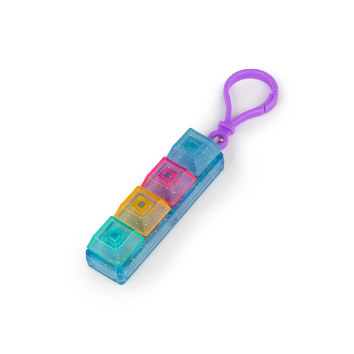 Glitter Clicker Keychain