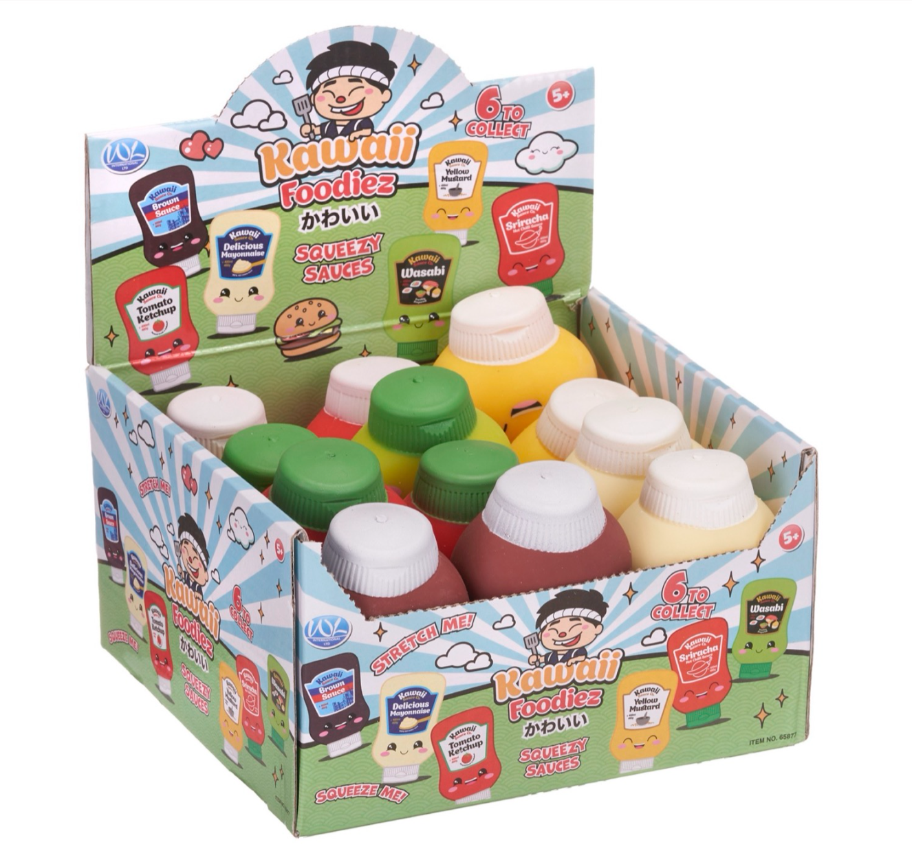 10CM Kawaii Squeeze Sauces – Adorably Squishy and Fun!