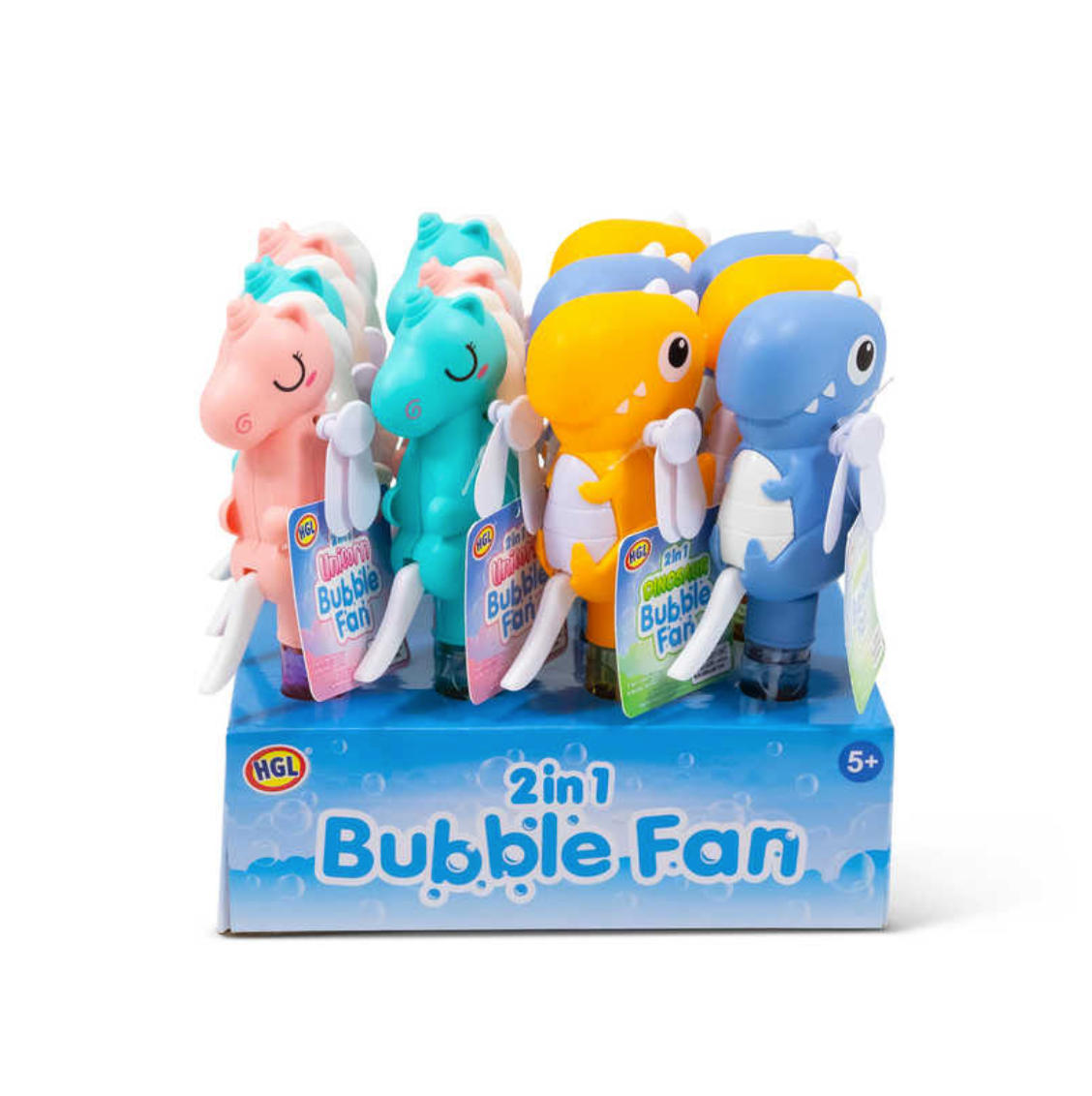Dinosaur & Unicorn Bubble Fan – Magical Bubble Fun with a Cool Breeze!