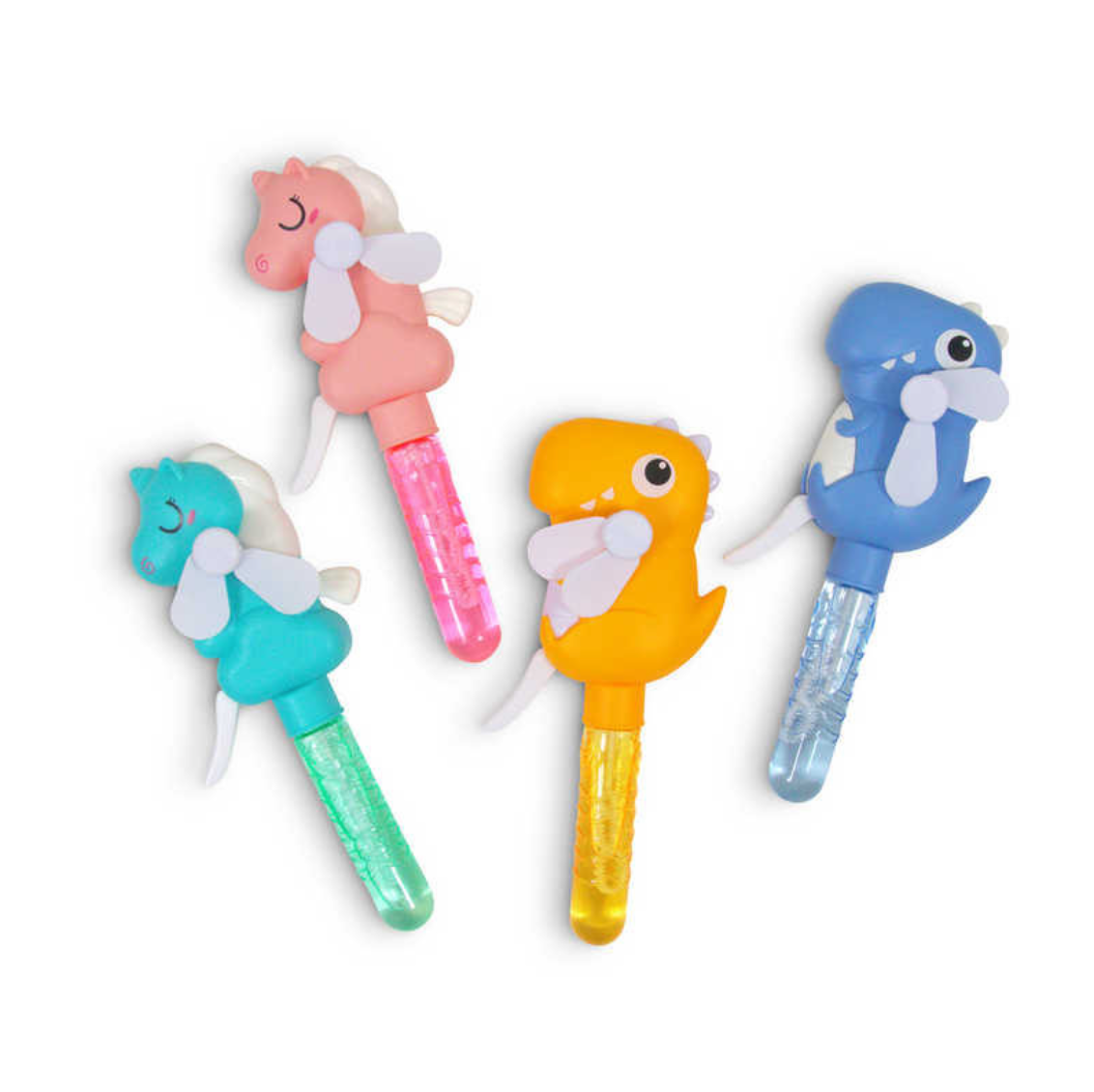 Dinosaur & Unicorn Bubble Fan – Magical Bubble Fun with a Cool Breeze!