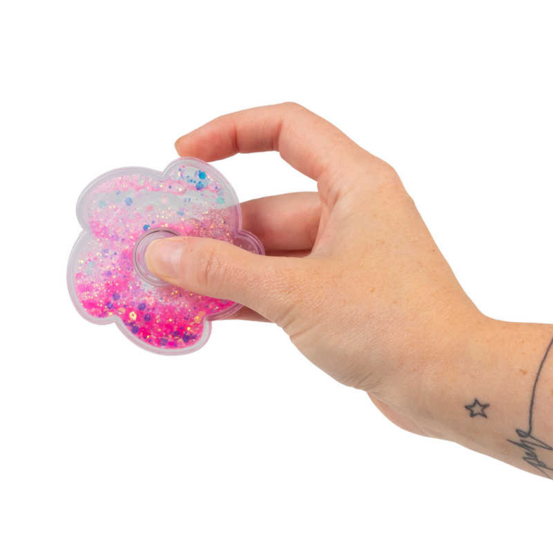 Liquid Glitter Fidget Spinner – Sparkle, Spin, and Relax!