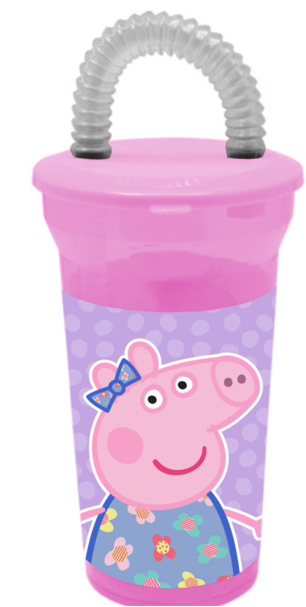 Peppa Pig Cup with Straw – Fun & Practical for Little Fans!