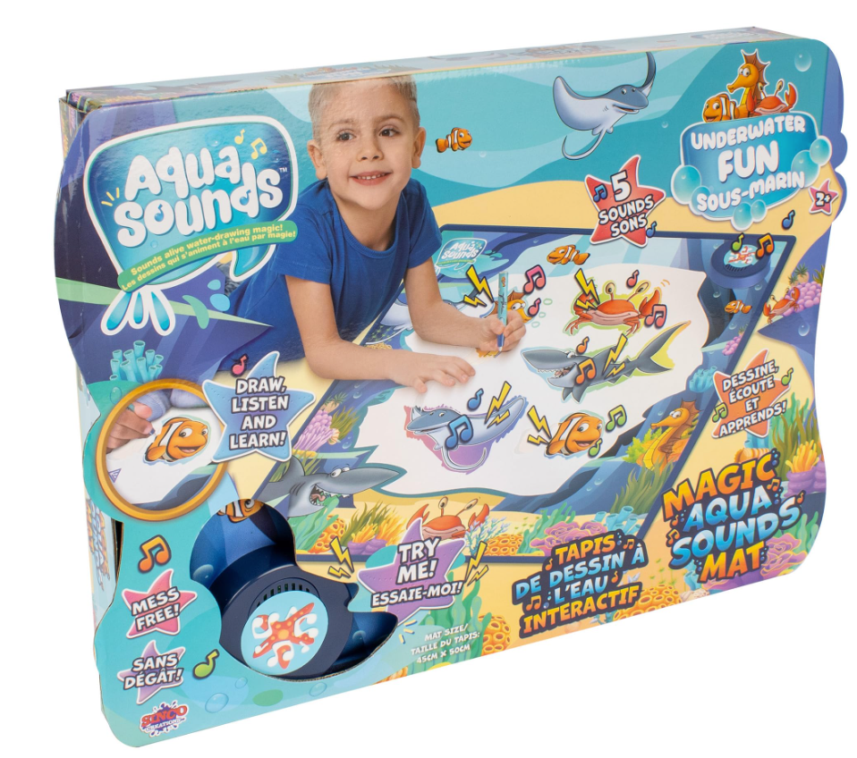 Aqua Sounds Magic Mat: Under The Sea Fantasy – Interactive Water Drawing & Sound Playmat