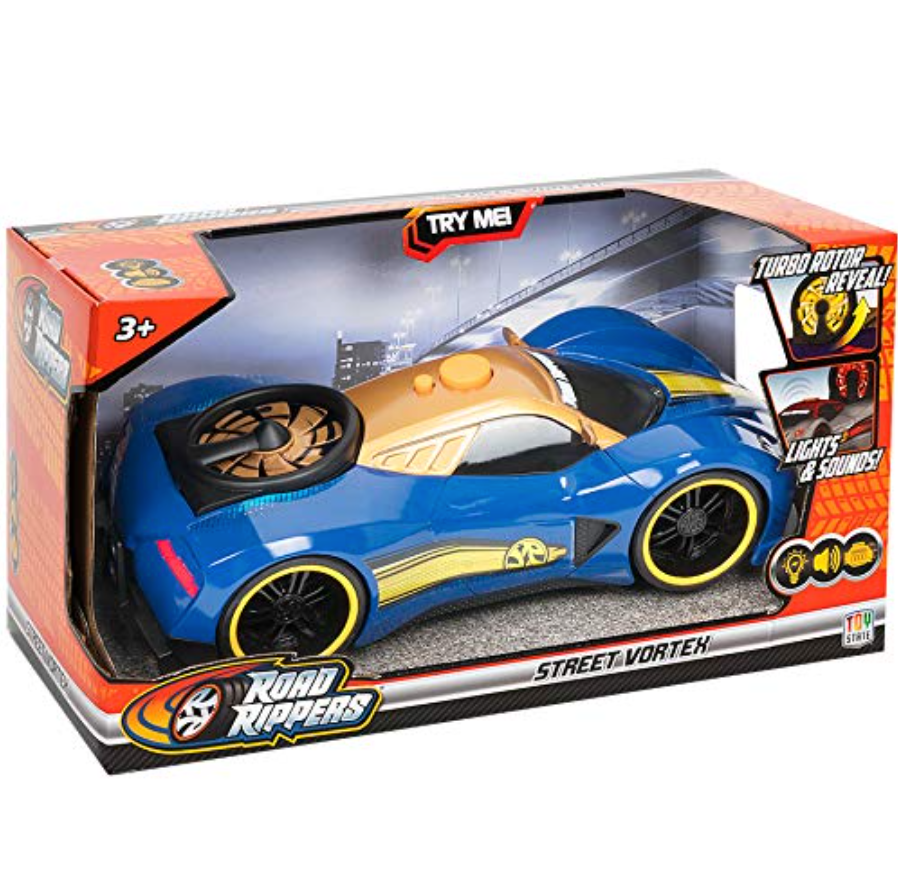 Road Rippers Street Vortex Midnight Mission – Motorized Light & Sound Vehicle