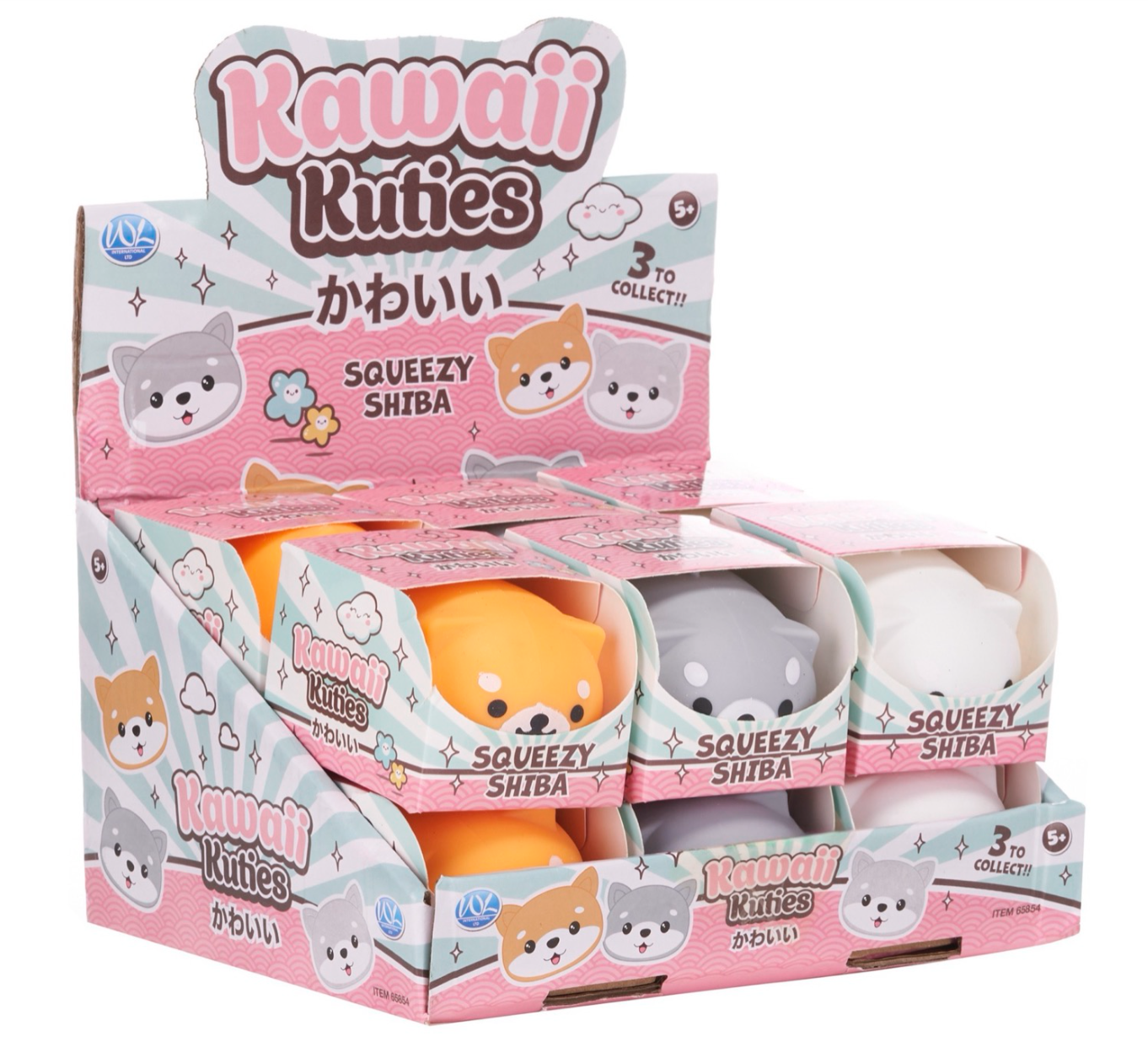 7cm Kawaii Squeezy Shiba – Adorable & Squishy Stress Toy!