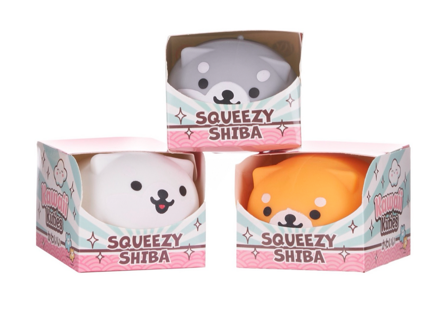 7cm Kawaii Squeezy Shiba – Adorable & Squishy Stress Toy!