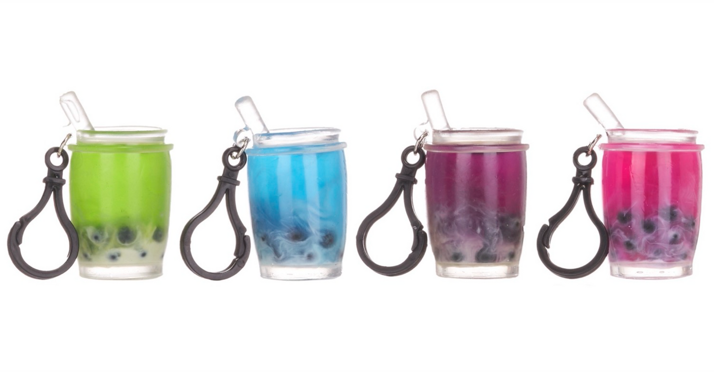 7cm Bubble Tea Squishy Key Ring – Cute, Satisfying & Collectible