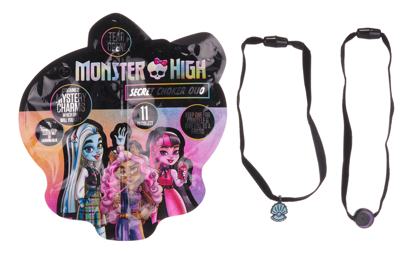 Monster High Secret Messenger Choker – Spooky Style With Hidden Surprises