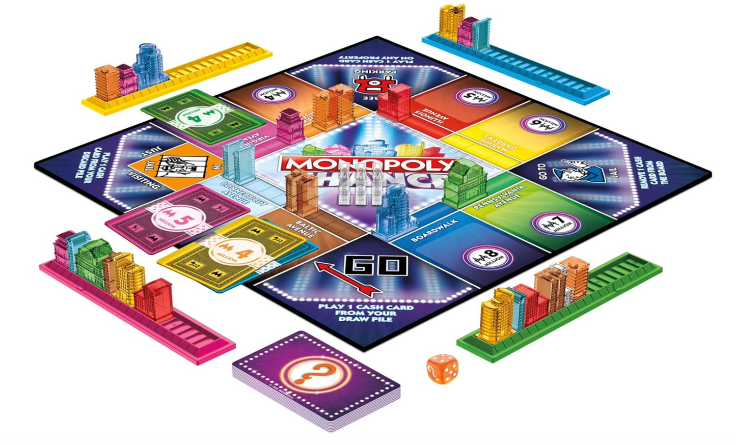 Hasbro Gaming Monopoly Chance – Fast-Paced, High-Stakes Fun for the Whole Family!