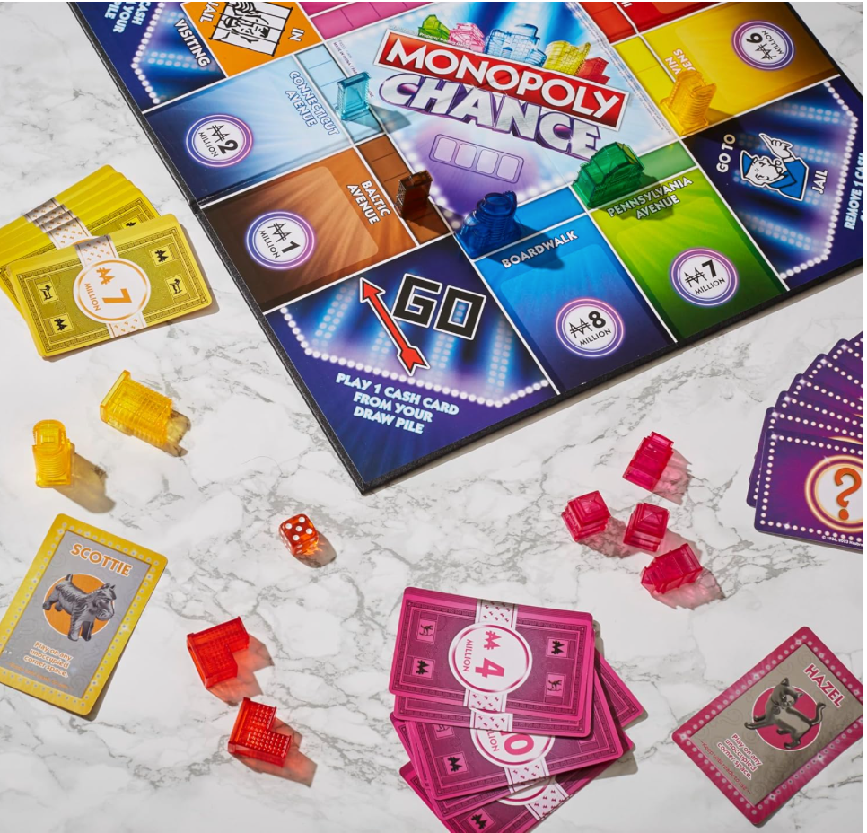 Hasbro Gaming Monopoly Chance – Fast-Paced, High-Stakes Fun for the Whole Family!