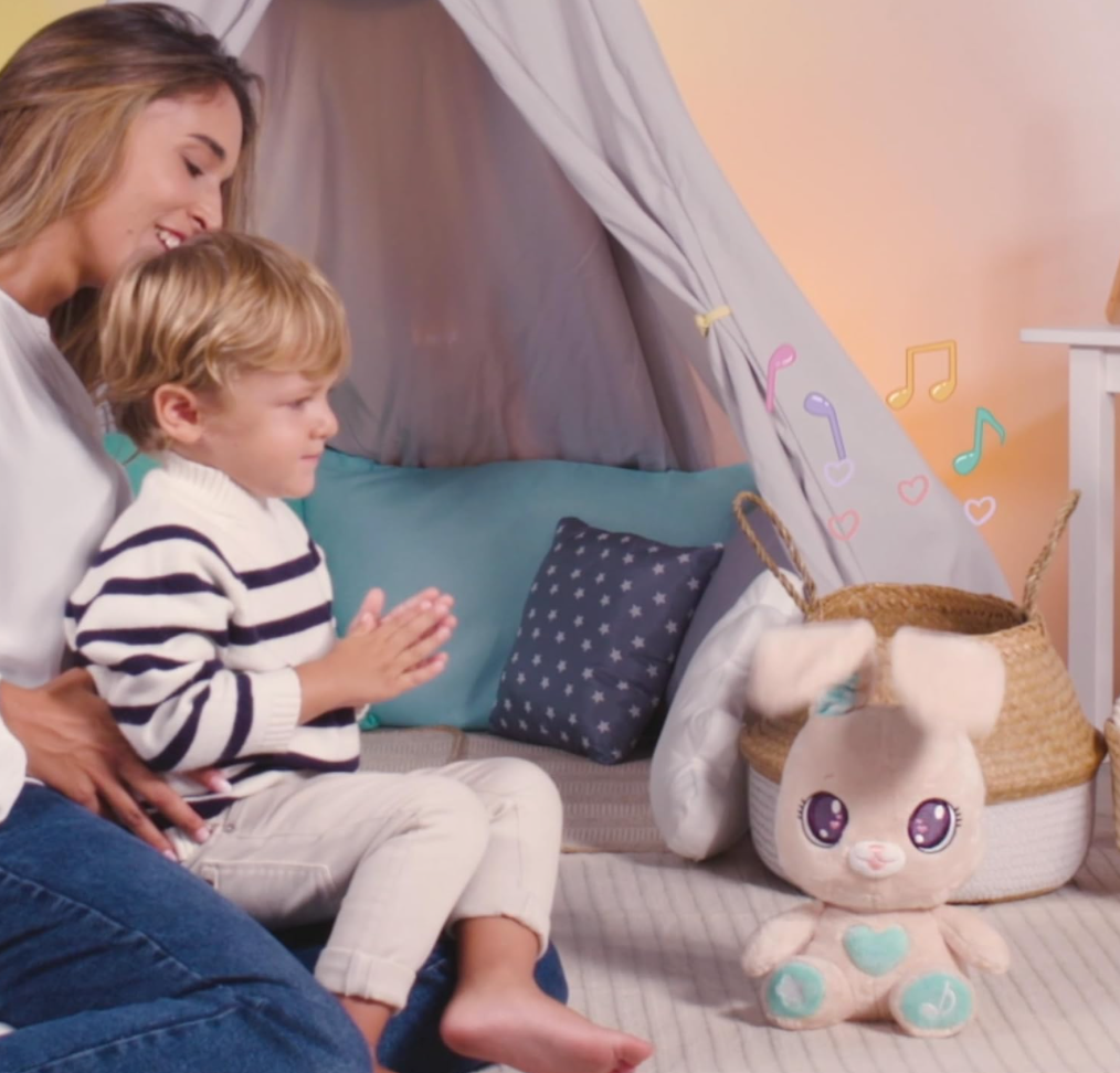 Peekapets Interactive Bunny – Soft, Funny & Full of Surprises!