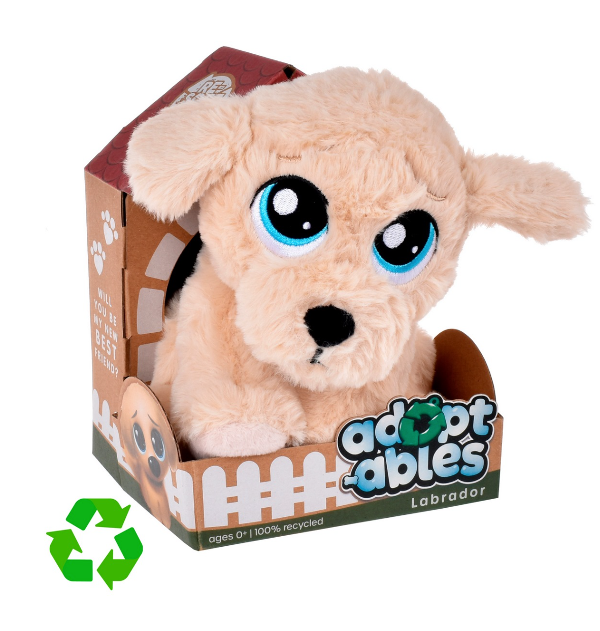 Recyclings Resoftables – Dog Plush Made from 100% Recycled Plastic!