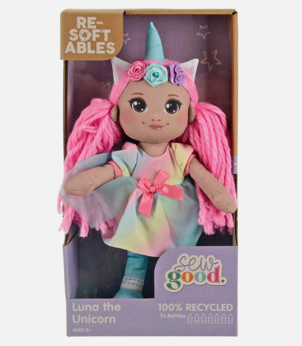 Resoftables Sew Good Dolls – Adorable, Eco-Friendly Plush Companions