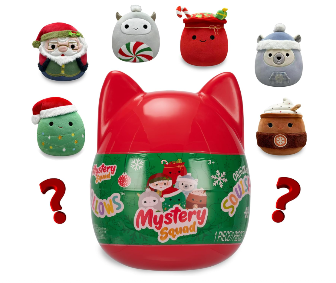Squishmallows Original Mystery Holiday 8" Soft Toy - Mystery Plush Surprise